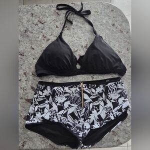 Victoria's Secret Black And White Bikini